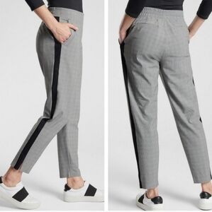 Athleta Gray and Black Ankle Pants